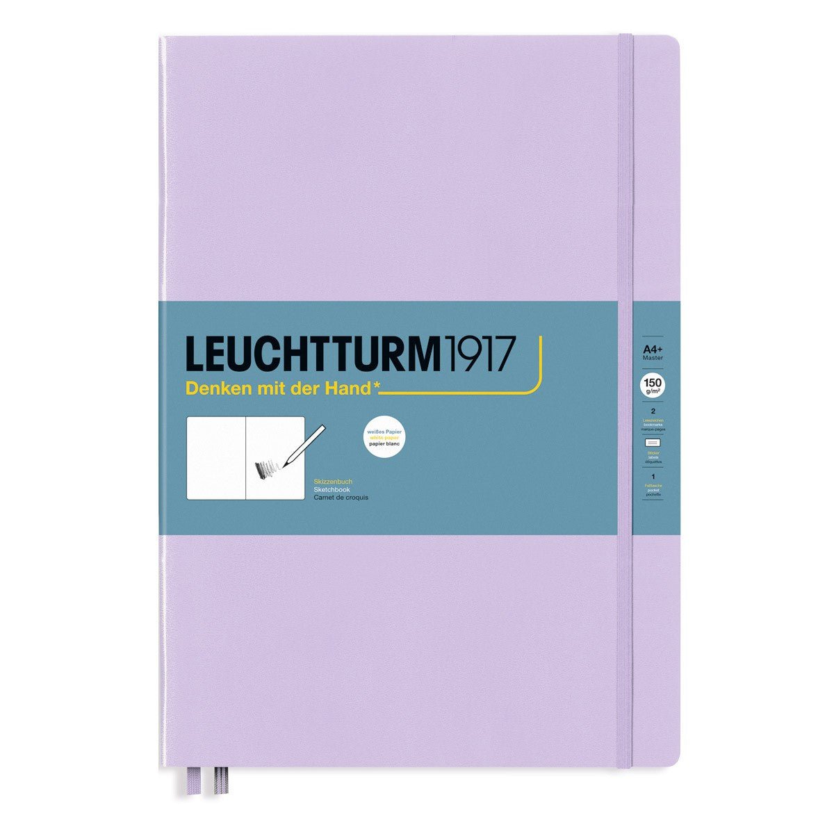 Leuchtturm1917 Sketchbook A4+ Master - 150 grams Lilac - 24Papershop