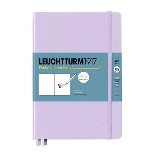 Leuchtturm1917 Sketchbook A5 - 150 grams Lilac - 24Papershop