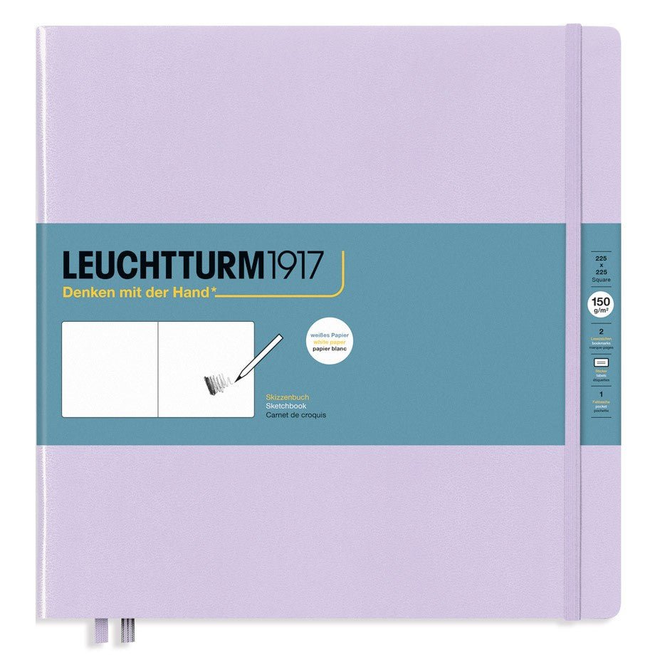 Leuchtturm1917 Sketchbook Square - 150 grams Lilac - 24Papershop