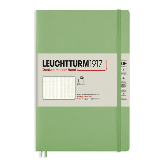 Leuchtturm1917 Slim B6+ Notitieboek Sage - Dotted - 24Papershop