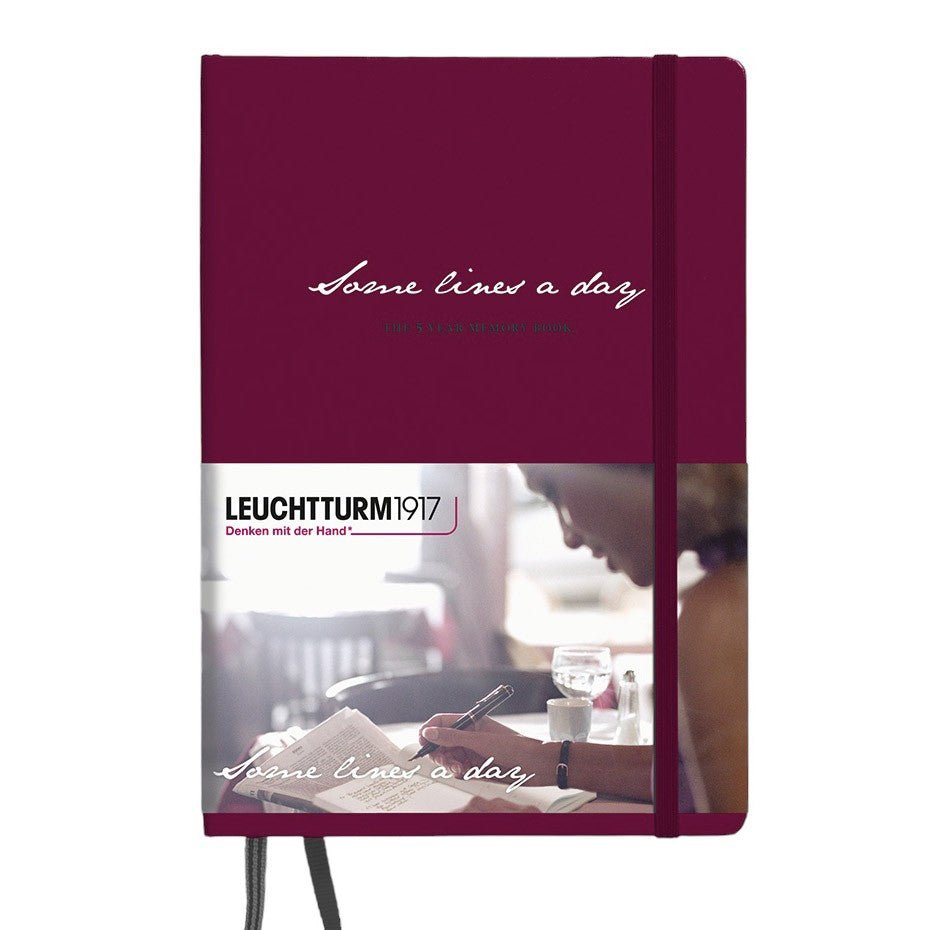 Leuchtturm1917 Some Lines A Day - Port Red - 24Papershop