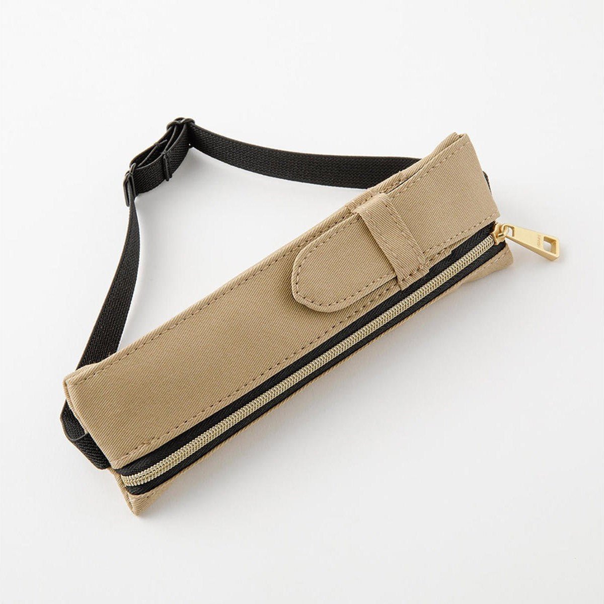 Midori Book Band Pen Case - Beige - 24Papershop