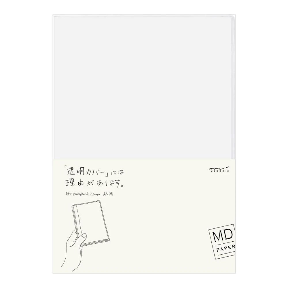 Midori Clear Cover Notebook - A5 - 24Papershop