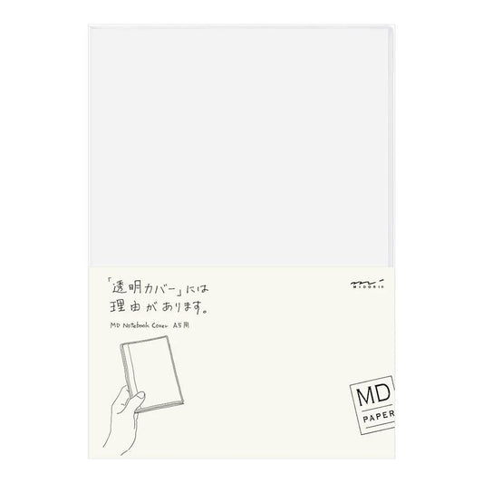 Midori Clear Cover Notebook - A5 - 24Papershop