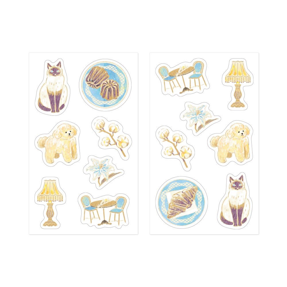 Midori Decoratie Stickers - Beige - 24Papershop