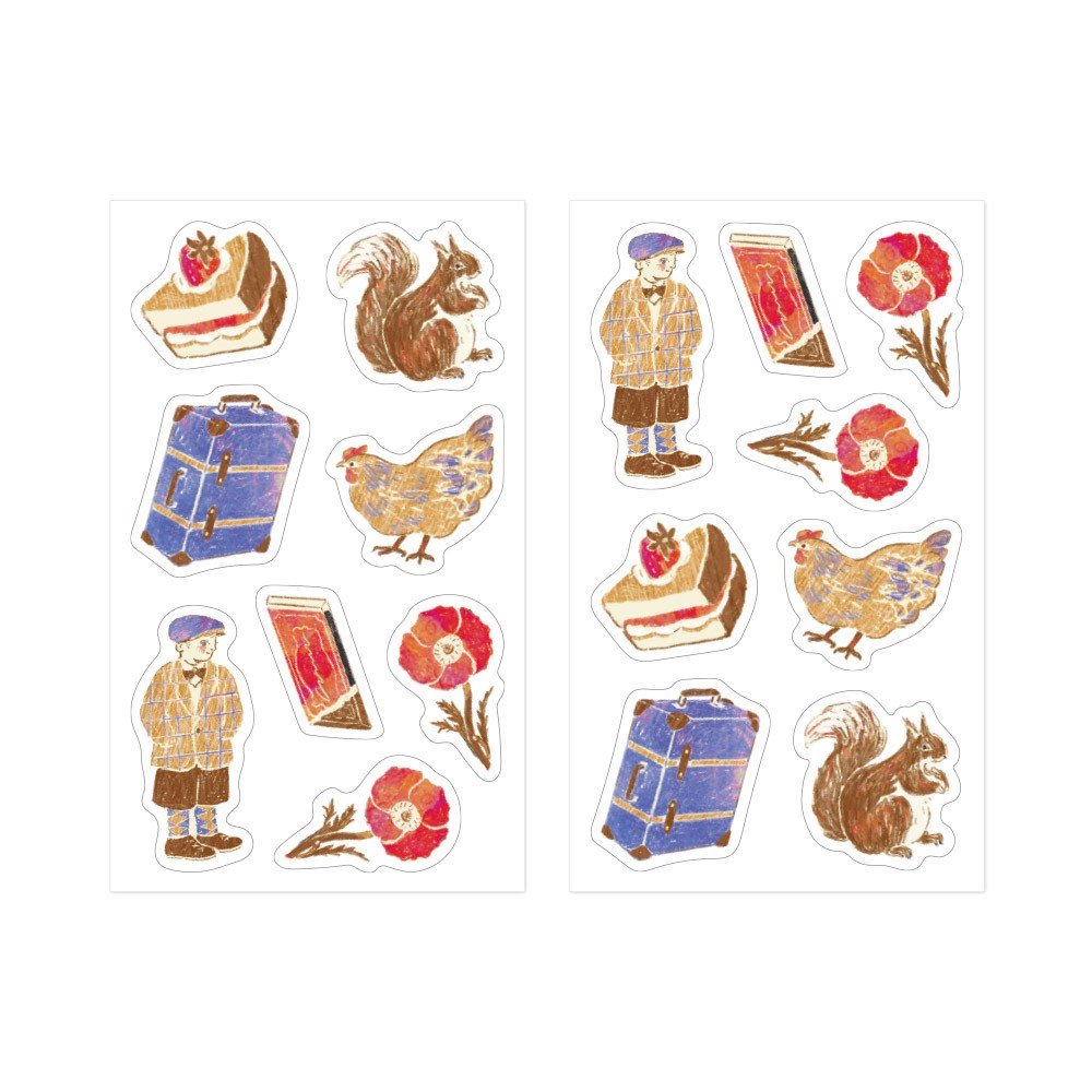 Midori Decoratie Stickers - Brown - 24Papershop