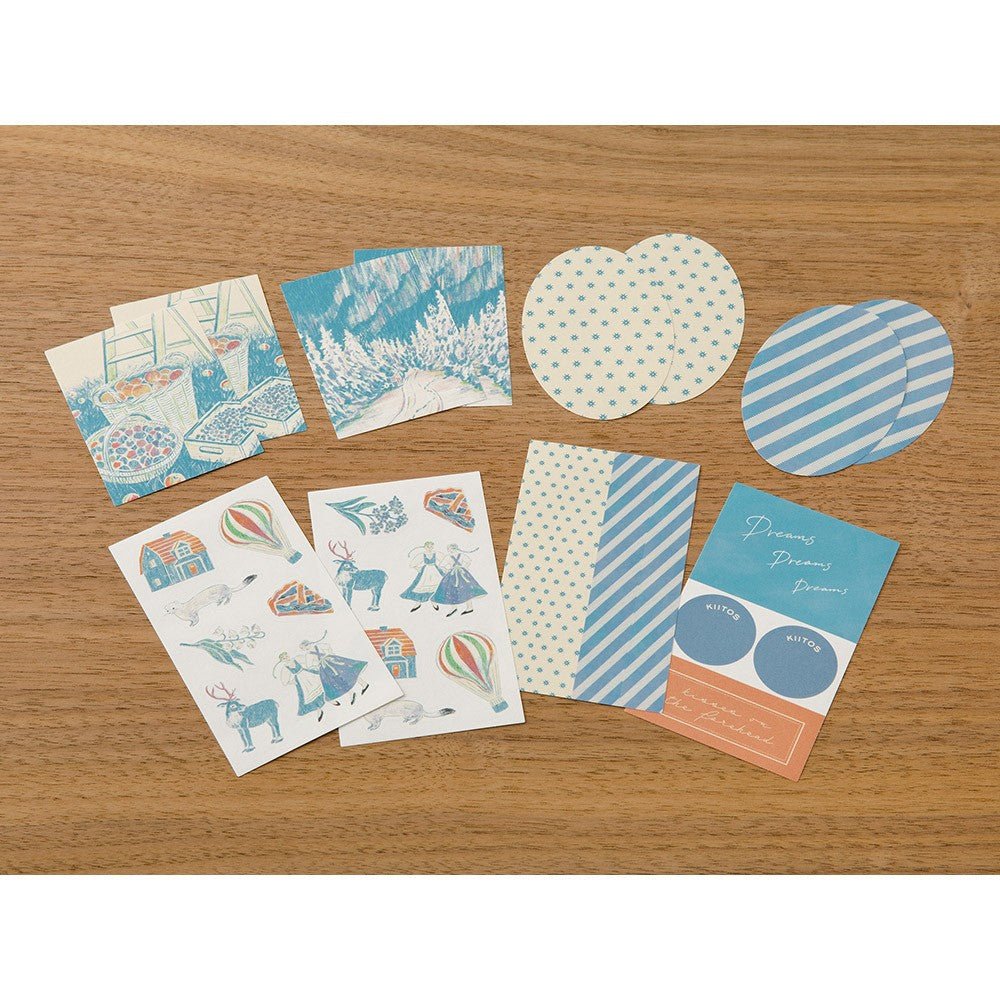 Midori Decoratie Stickers - Light Blue - 24Papershop