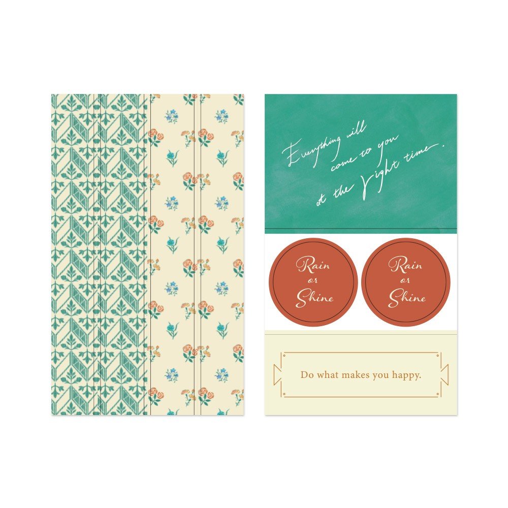 Midori Decoratie Stickers - Mist Green - 24Papershop