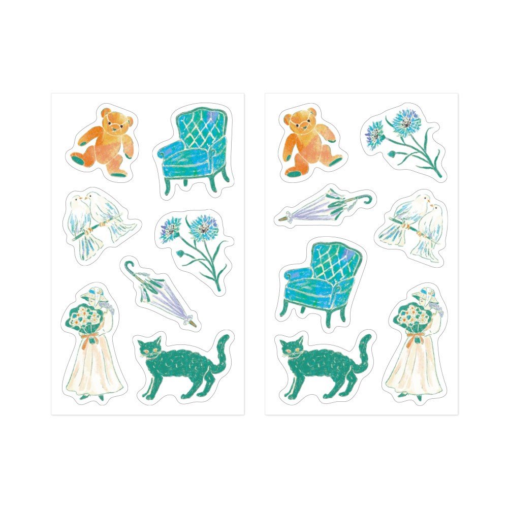 Midori Decoratie Stickers - Mist Green - 24Papershop