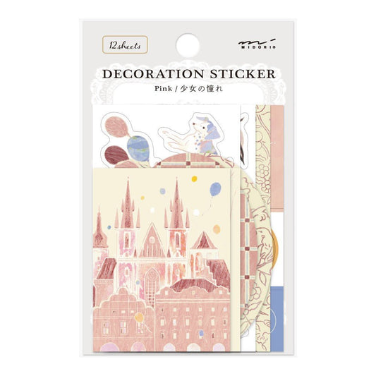 Midori Decoratie Stickers - Pink - 24Papershop