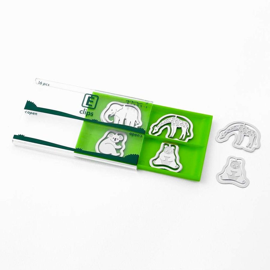 Midori E - Clips Animals (16 stuks) - 24Papershop