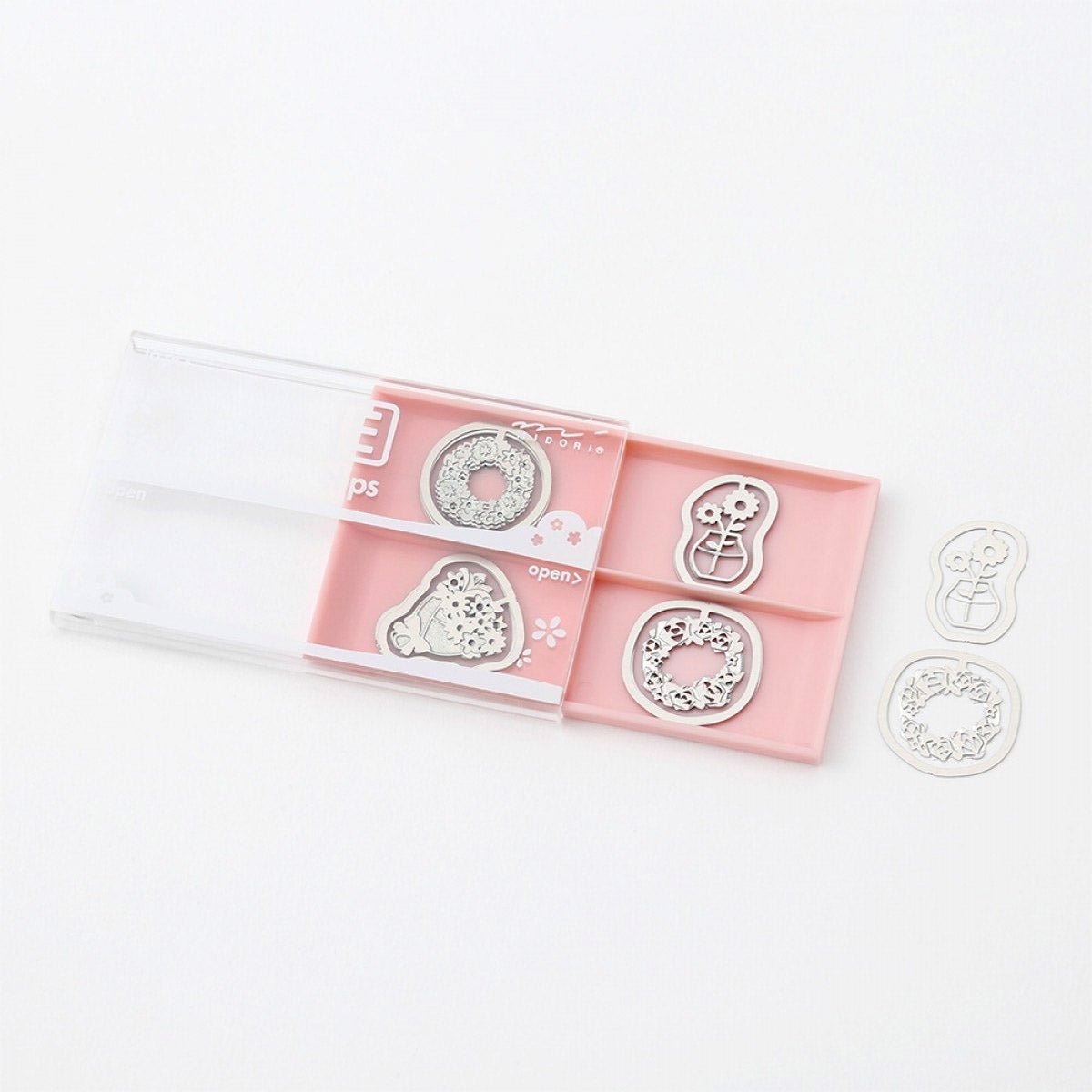 Midori E - Clips Flowers (16 stuks) - 24Papershop