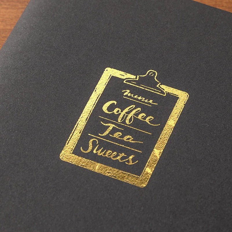 Midori Foil Transfer Sticker Gold - Coffee - 24Papershop