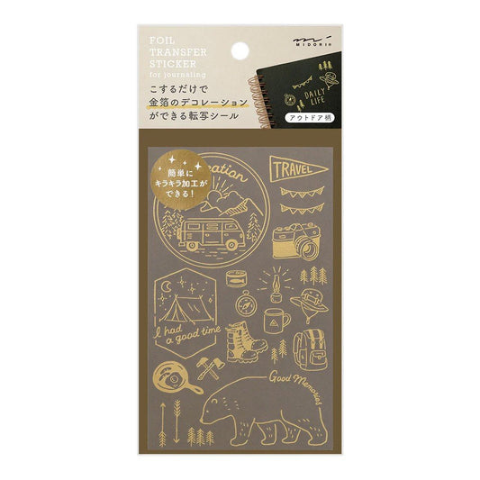 Midori Foil Transfer Sticker Gold - Outdoor - 24Papershop