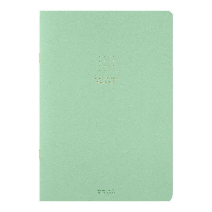 Midori Notebook Dot Grid - Green - 24Papershop