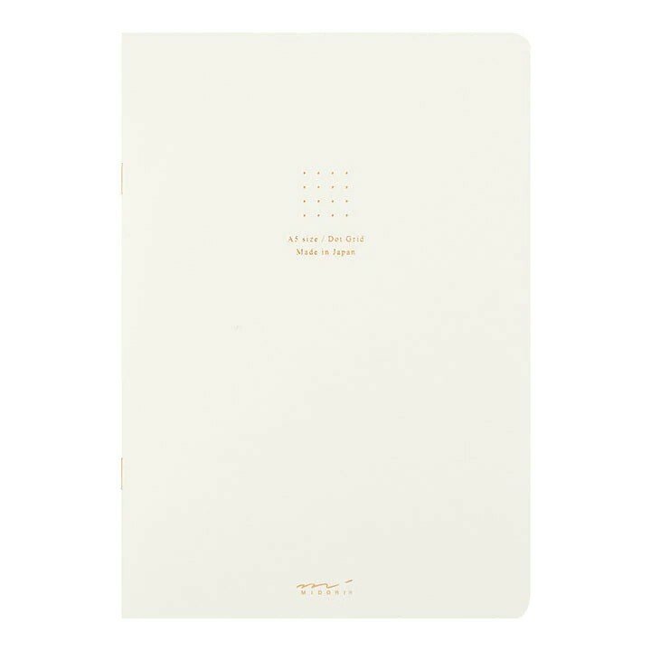 Midori Notebook Dot Grid - White - 24Papershop