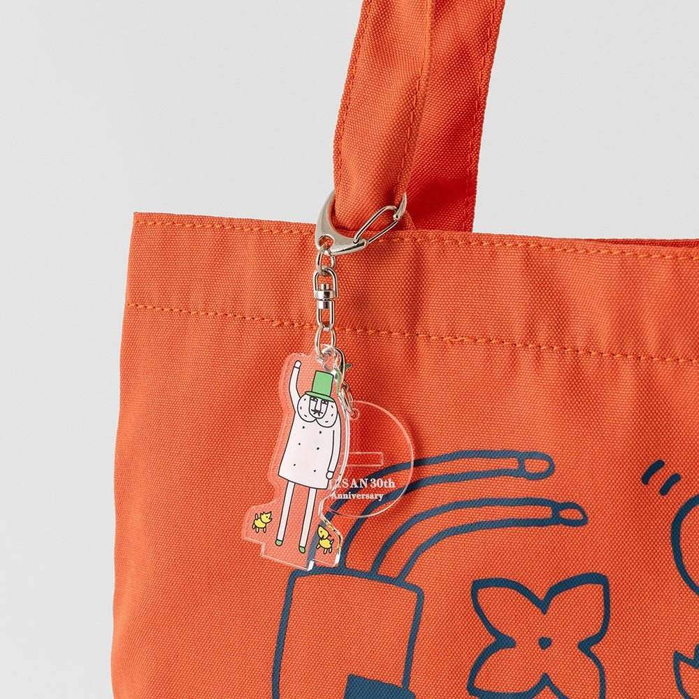 Midori Ojisan 30th Anniversary Acrylic Keychain Hi! - 24Papershop