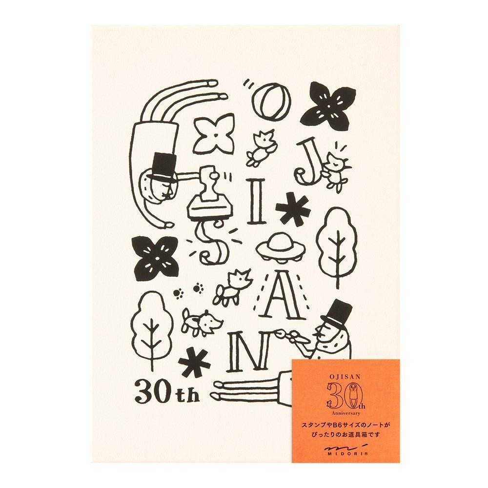 Midori Ojisan 30th Anniversary Acrylic Toolbox White - 24Papershop