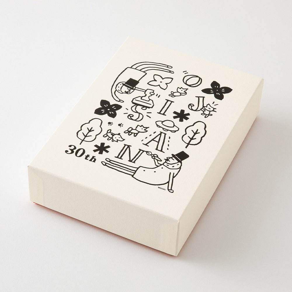 Midori Ojisan 30th Anniversary Acrylic Toolbox White - 24Papershop