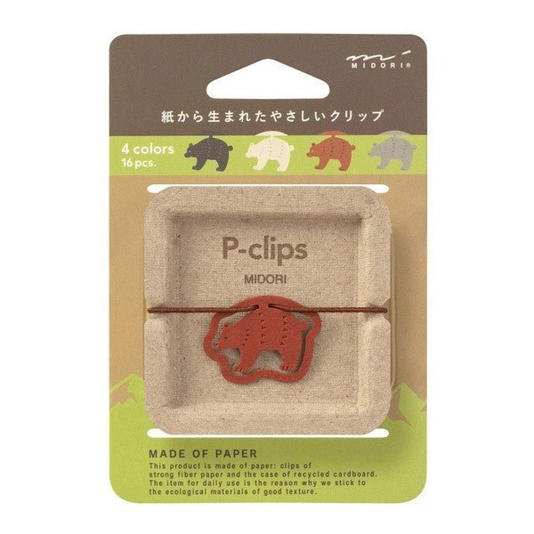 Midori P - Clips Bear - 24Papershop