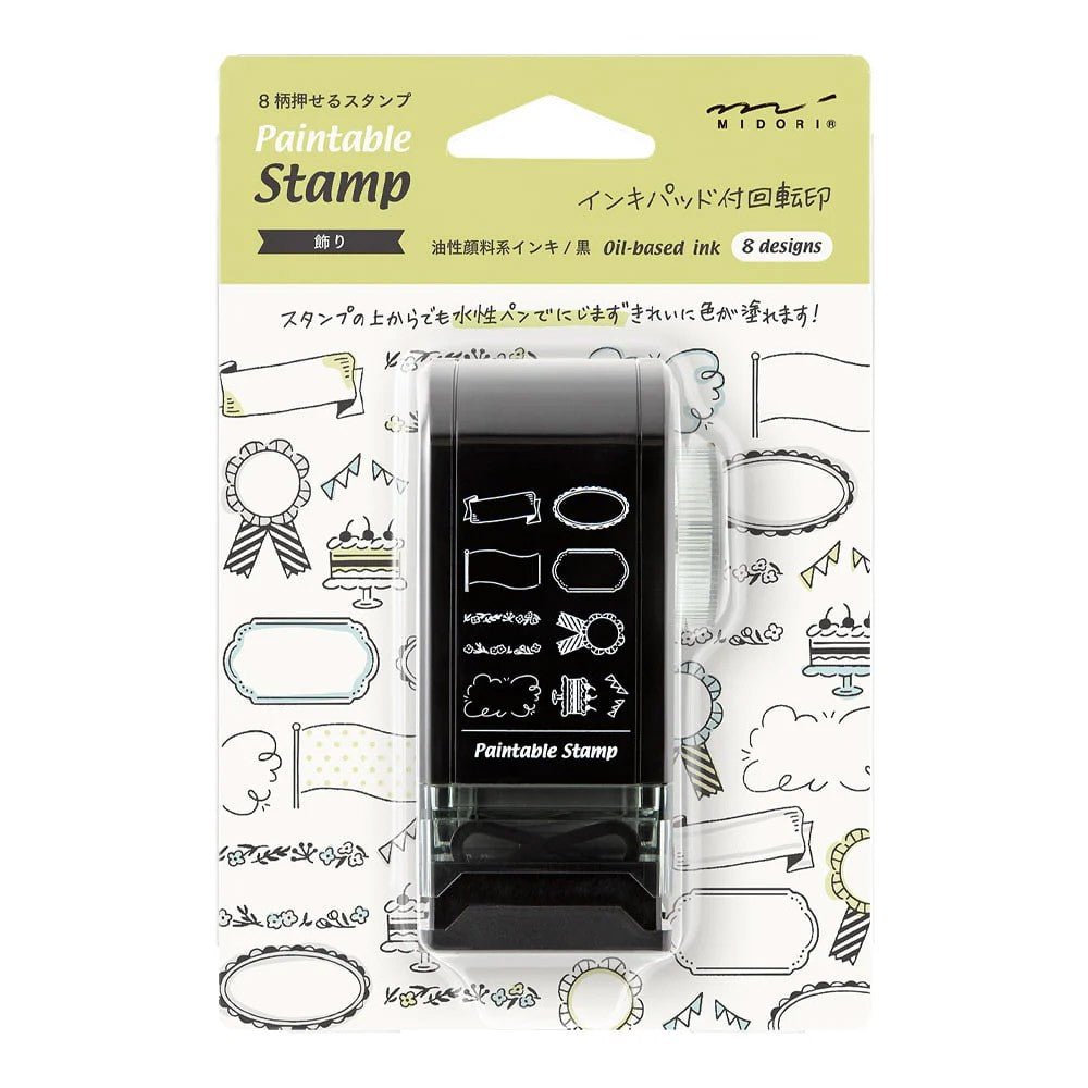 Midori Paintable Rotating Stamp Dial Decoration - 24Papershop