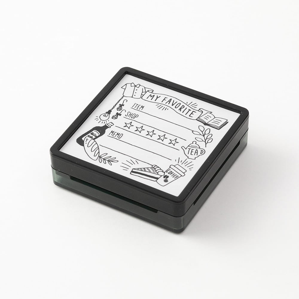 Midori Paintable Stamp - My Favorite - 24Papershop