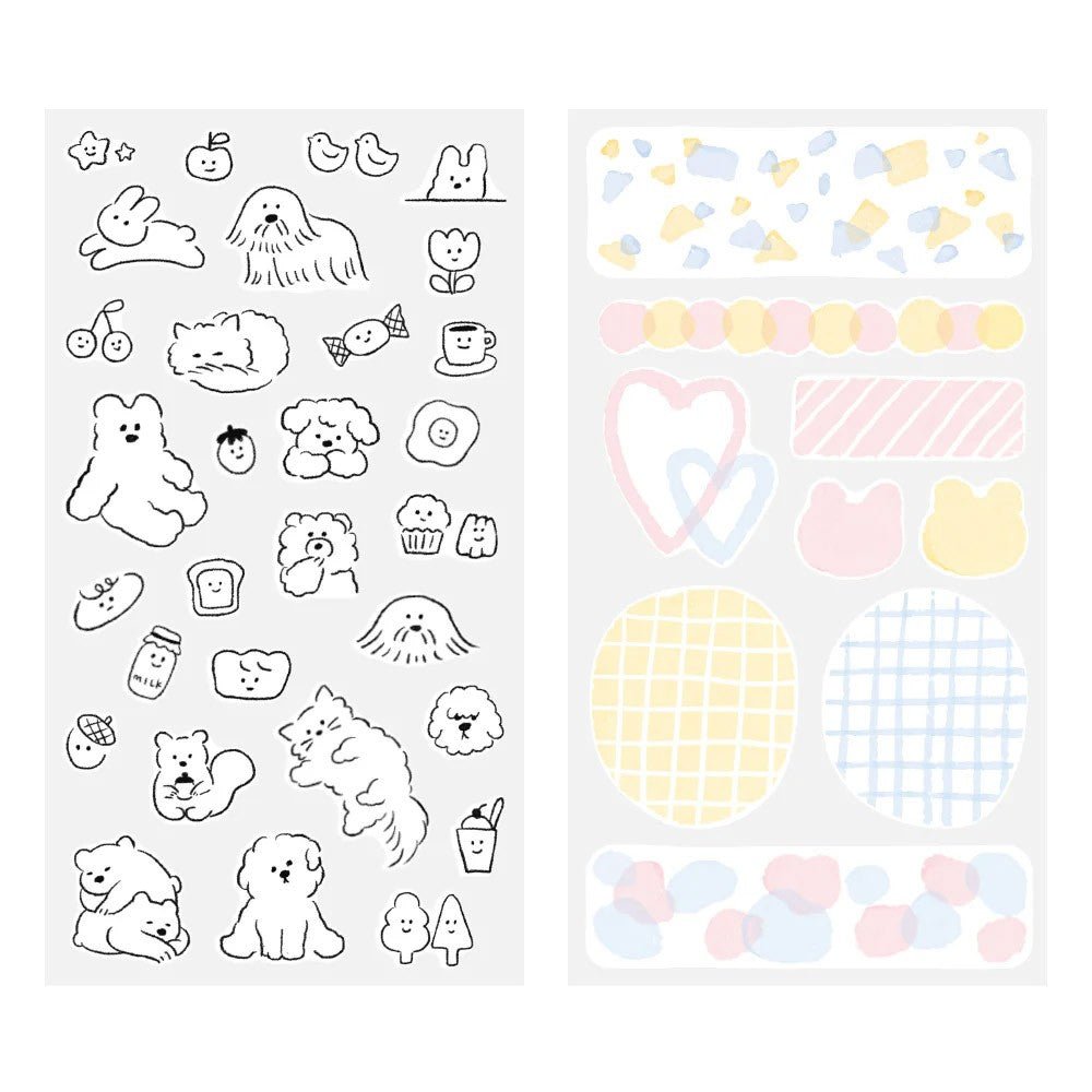 Midori Stickers - Cute Motif - 24Papershop