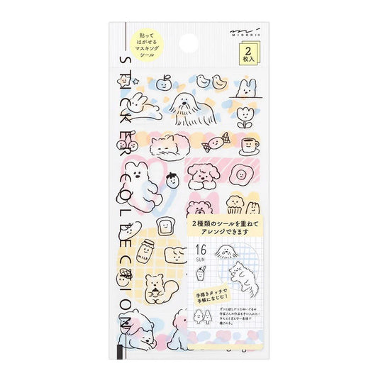 Midori Stickers - Cute Motif - 24Papershop