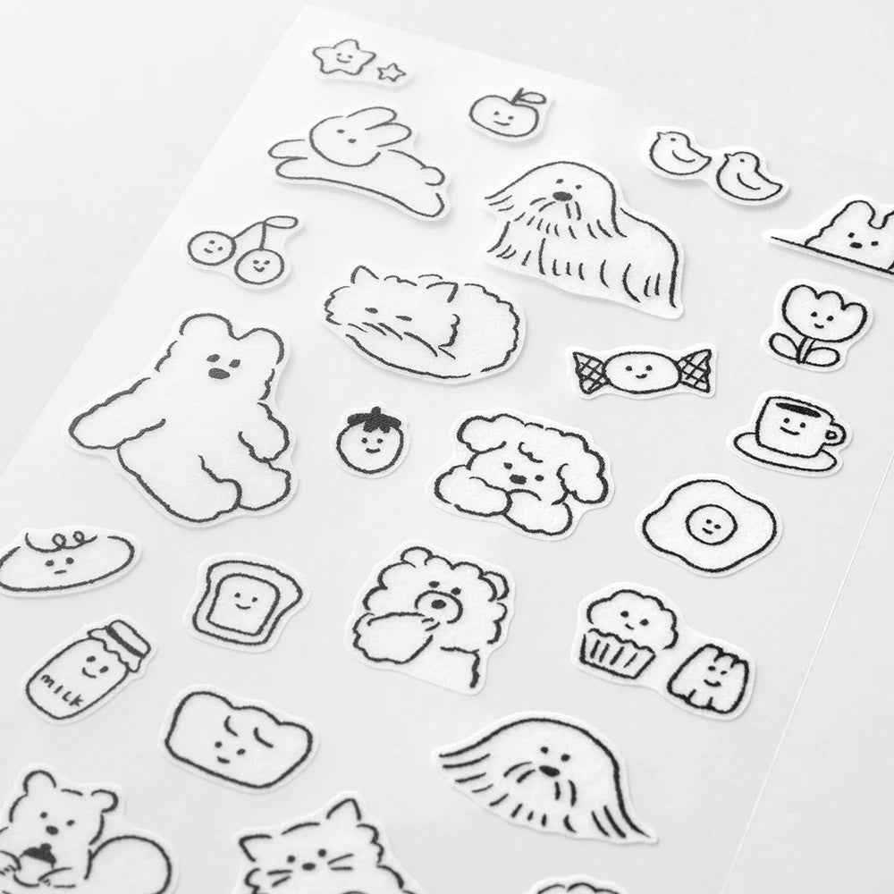 Midori Stickers - Cute Motif - 24Papershop