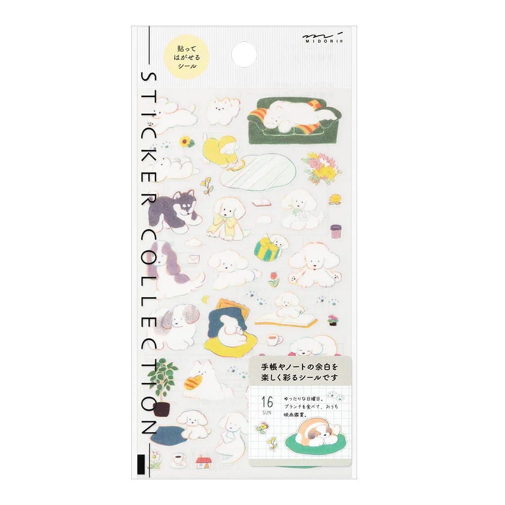 Midori Stickers - Dog Colour - 24Papershop