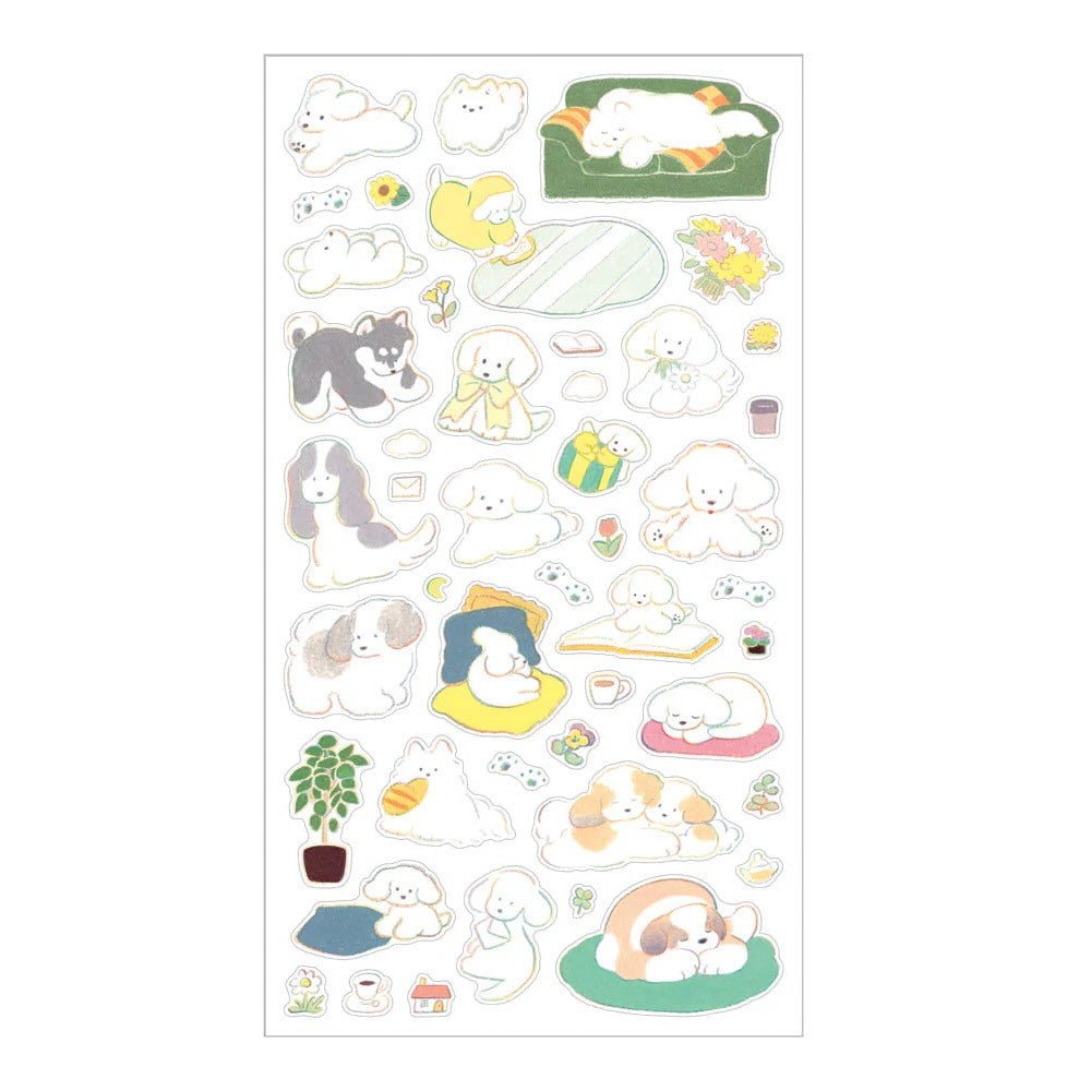 Midori Stickers - Dog Colour - 24Papershop