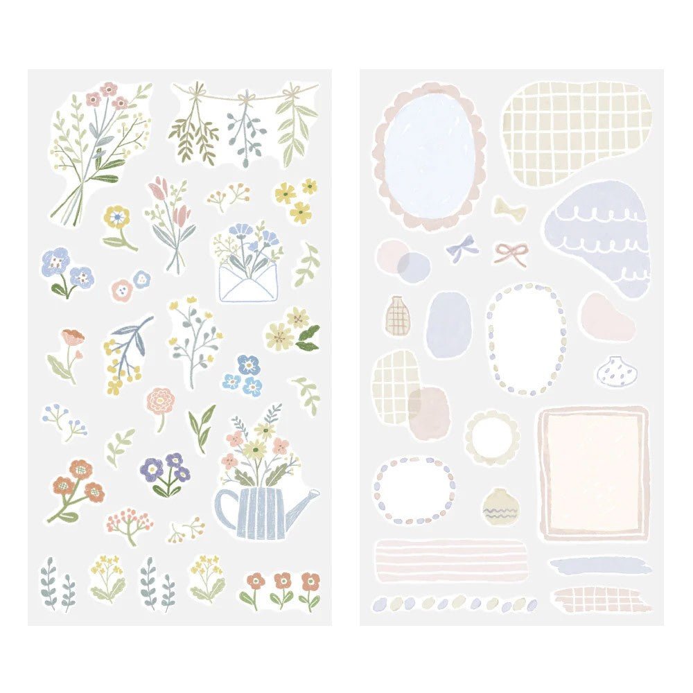 Midori Stickers - Flower - 24Papershop