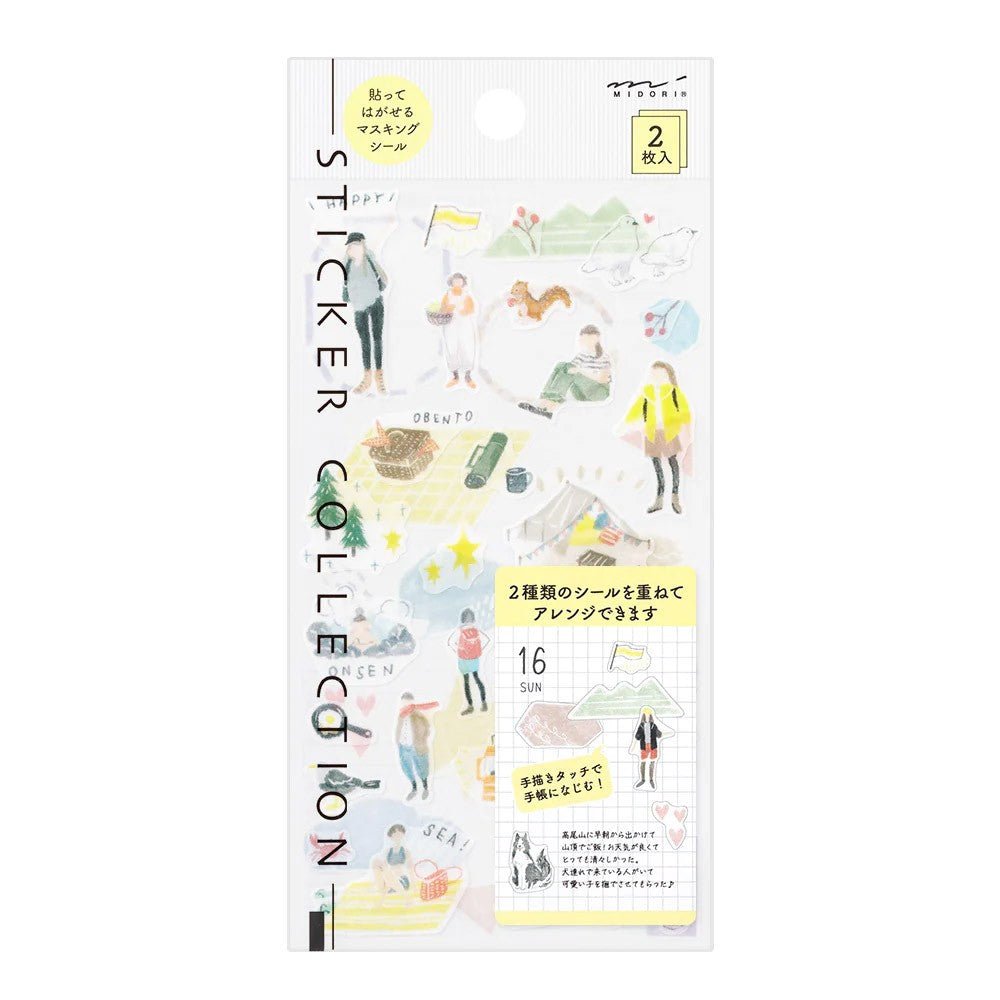 Midori Stickers - Going Out - 24Papershop