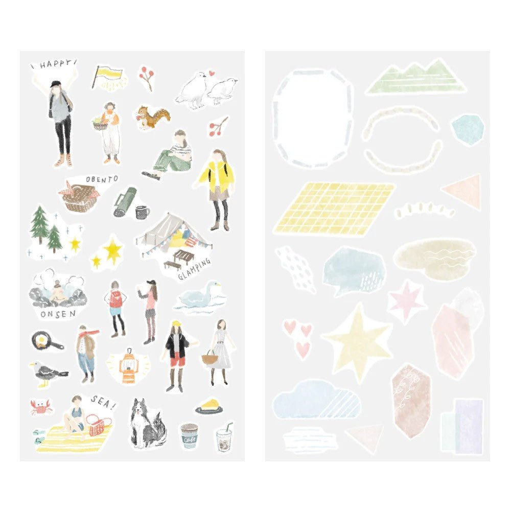 Midori Stickers - Going Out - 24Papershop