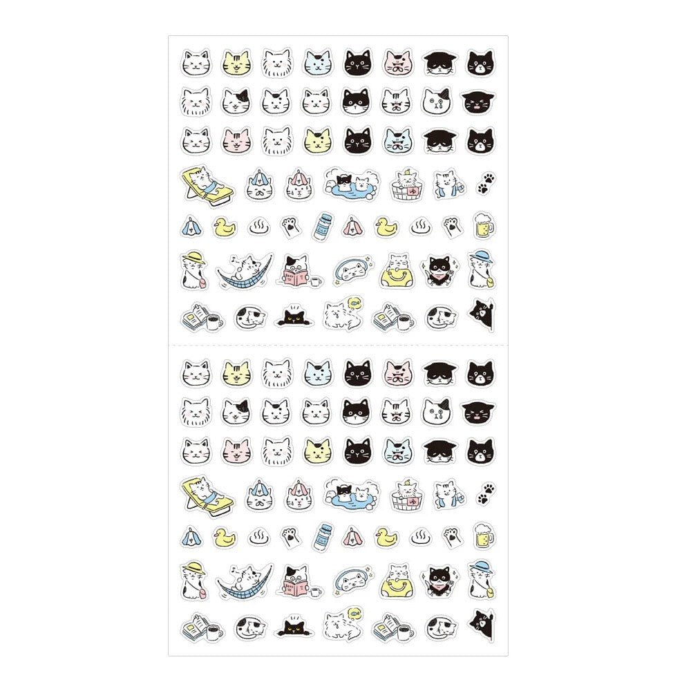 Midori Stickers Pictograph - Cat - 24Papershop