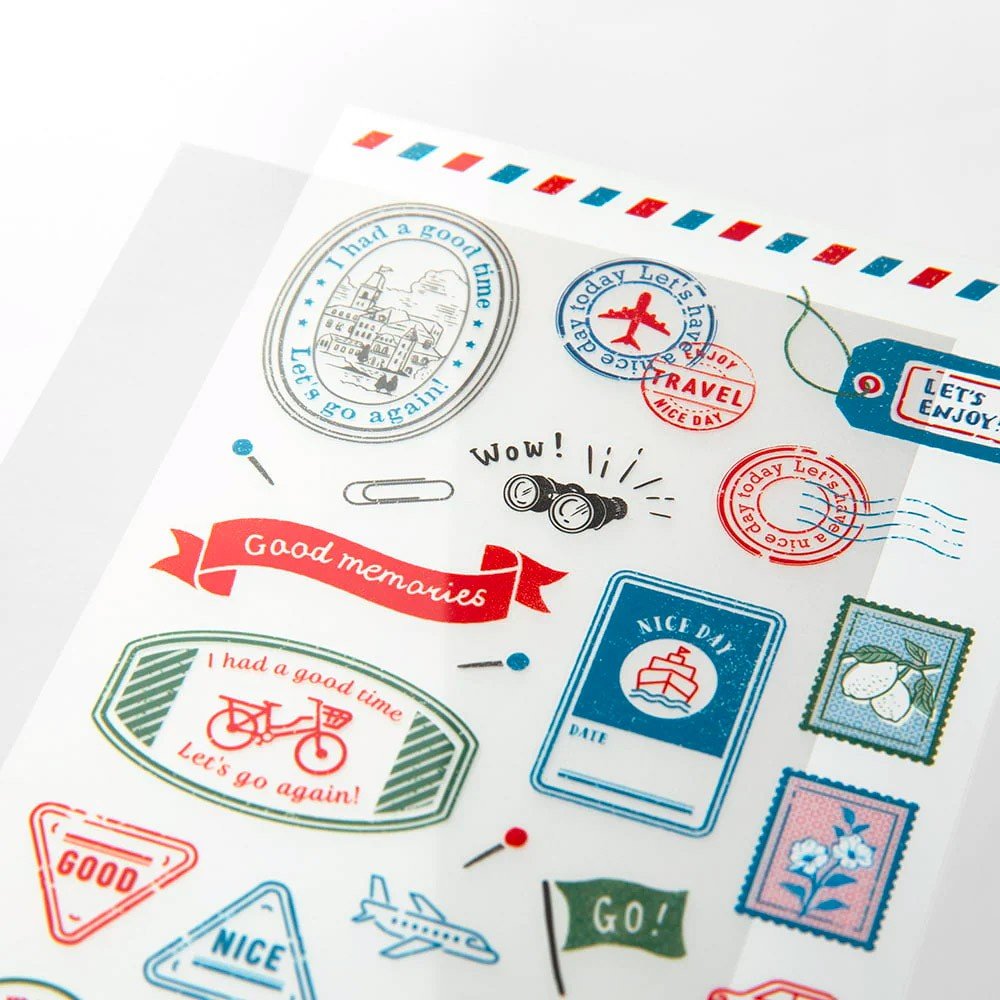 Midori Transfer Stickers - Stamps - 24Papershop