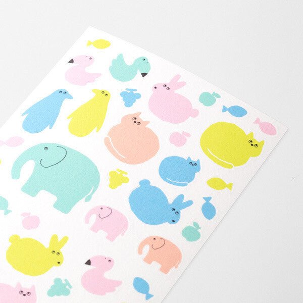 Midori TRAVELER'S Sticker Animal - 24Papershop