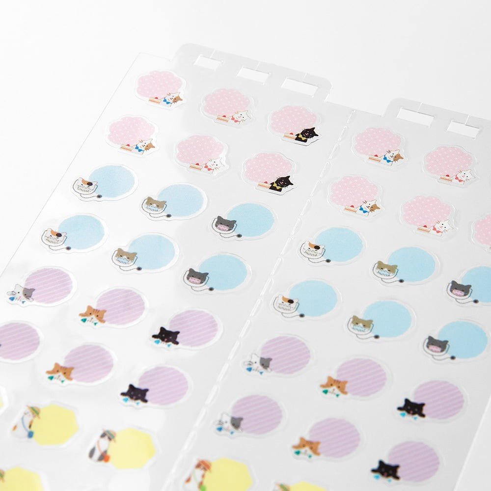 Midori TRAVELER'S Sticker Calendar M Cats - 24Papershop