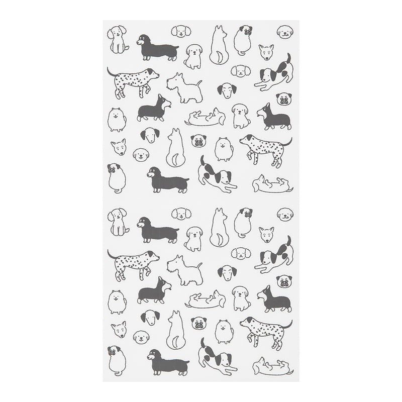 Midori TRAVELER'S Sticker Chat Dogs - 24Papershop