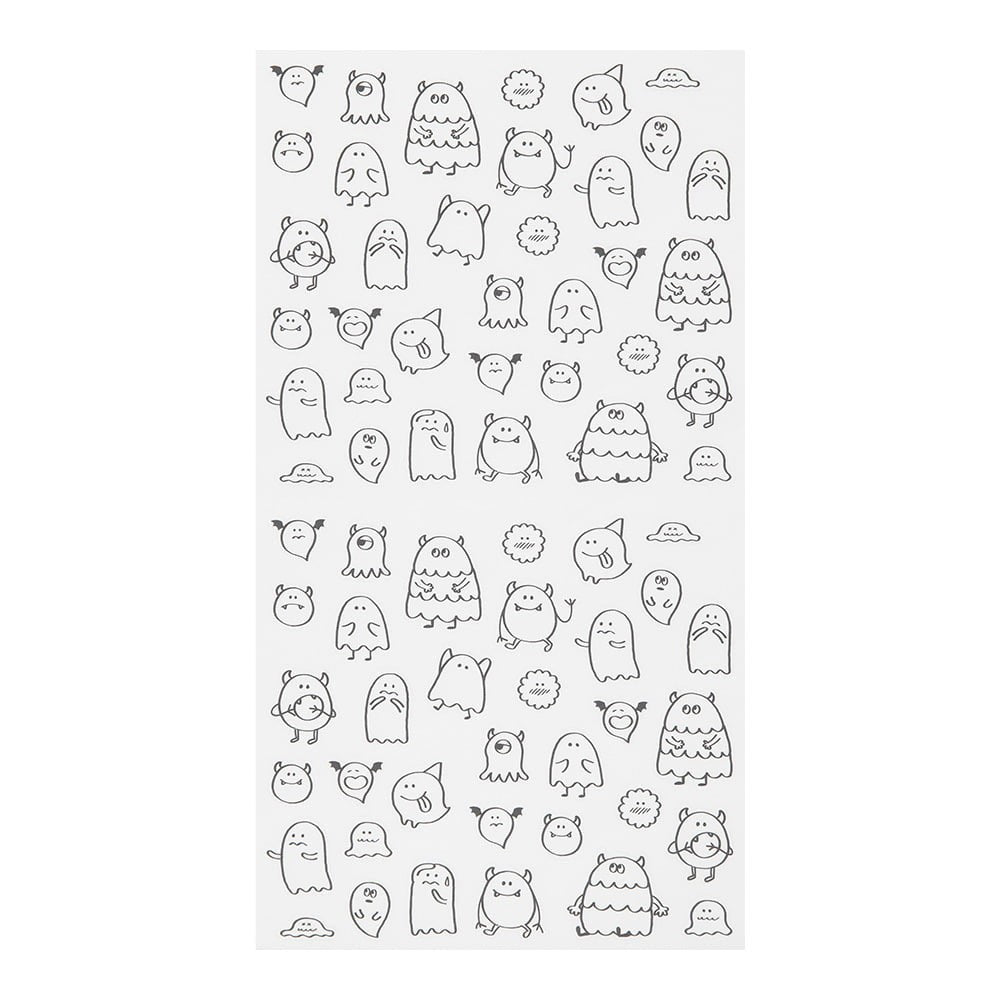 Midori TRAVELER'S Sticker Chat Monsters - 24Papershop