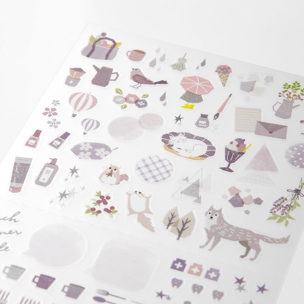 Midori TRAVELER'S Sticker Color Lavender - 24Papershop