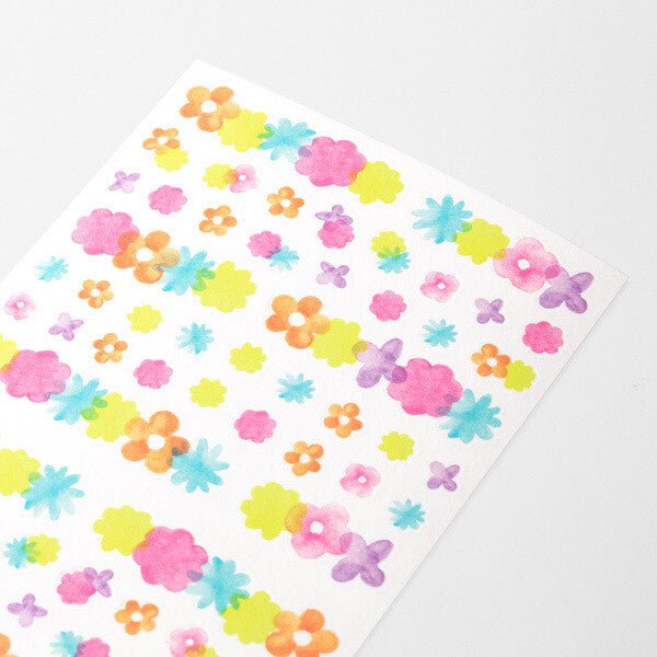 Midori TRAVELER'S Sticker Flower - 24Papershop