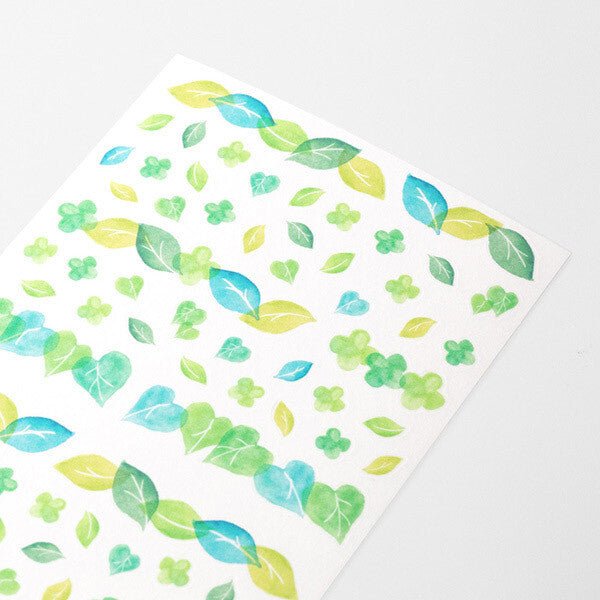 Midori TRAVELER'S Sticker Leaf - 24Papershop