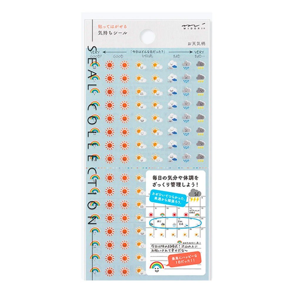 Midori TRAVELER'S Sticker Weather - 24Papershop