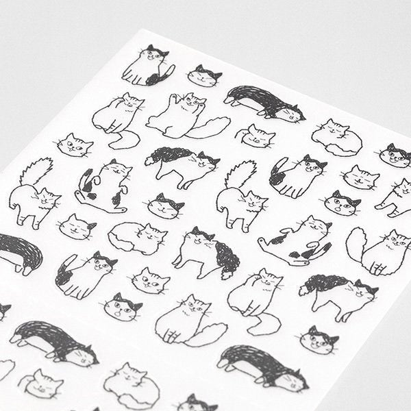 Midori TRAVELER'S Stickers Chat Cat - 24Papershop