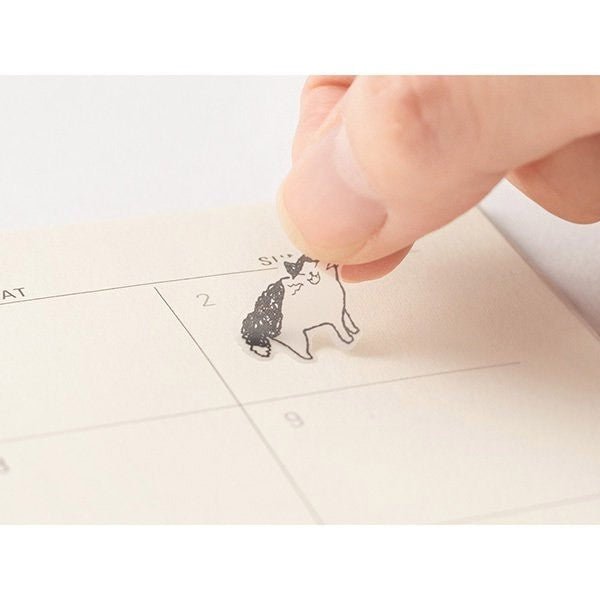 Midori TRAVELER'S Stickers Chat Cat - 24Papershop