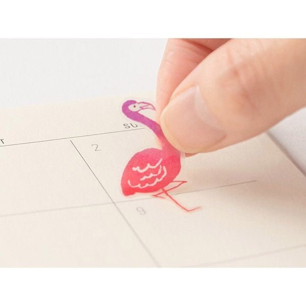 Midori TRAVELER'S Stickers Color Pink - 24Papershop