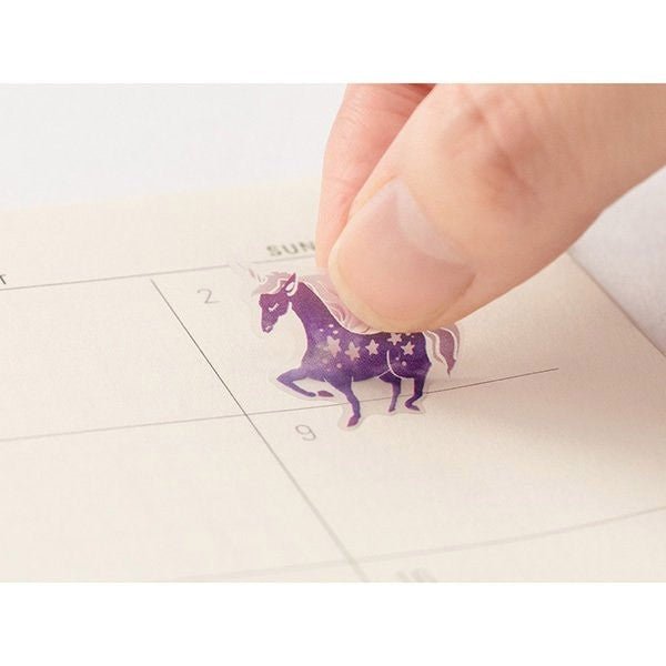 Midori TRAVELER'S Stickers Color Purple - 24Papershop