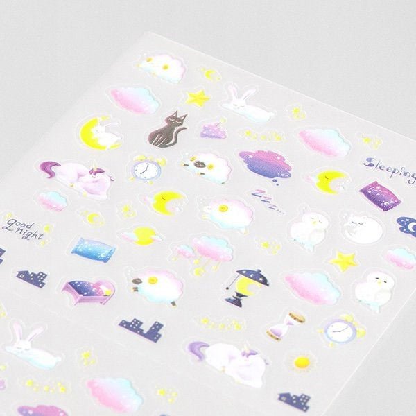 Midori TRAVELER'S Stickers Health Sleep - 24Papershop