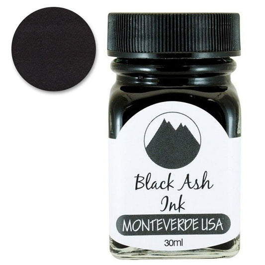 Monteverde Ink 30ml - Black Ash - 24Papershop